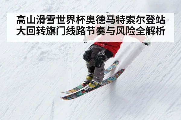 alpine ski gates snow slope